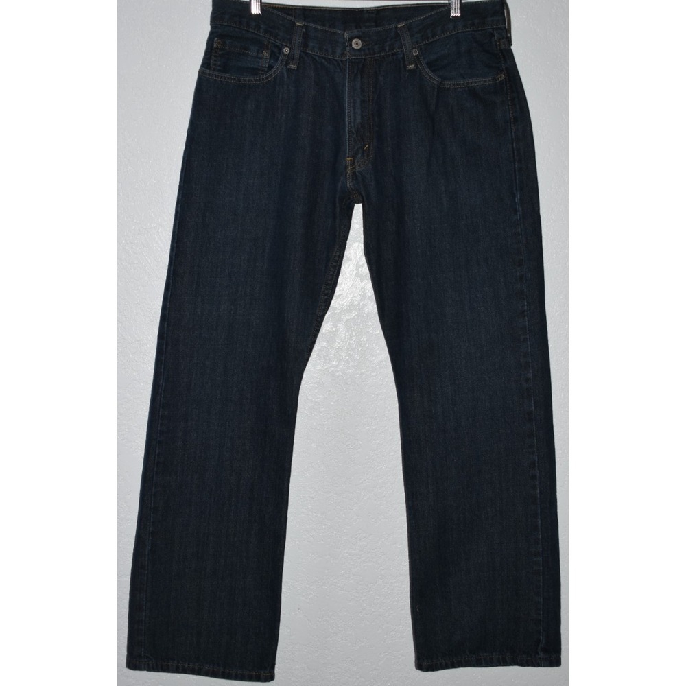 Levis 514 Jeans 36x32 Dark Wash Straight Leg 5-Pocket Style 30.5 in Inseam